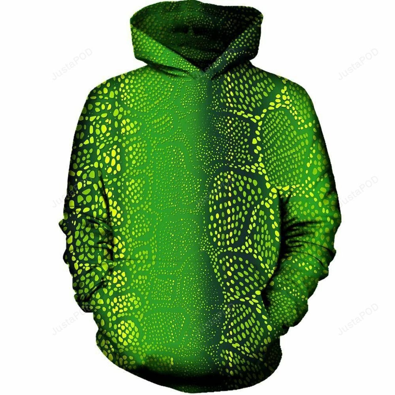 Many Dots Green 3d All Over Printed Hoodie