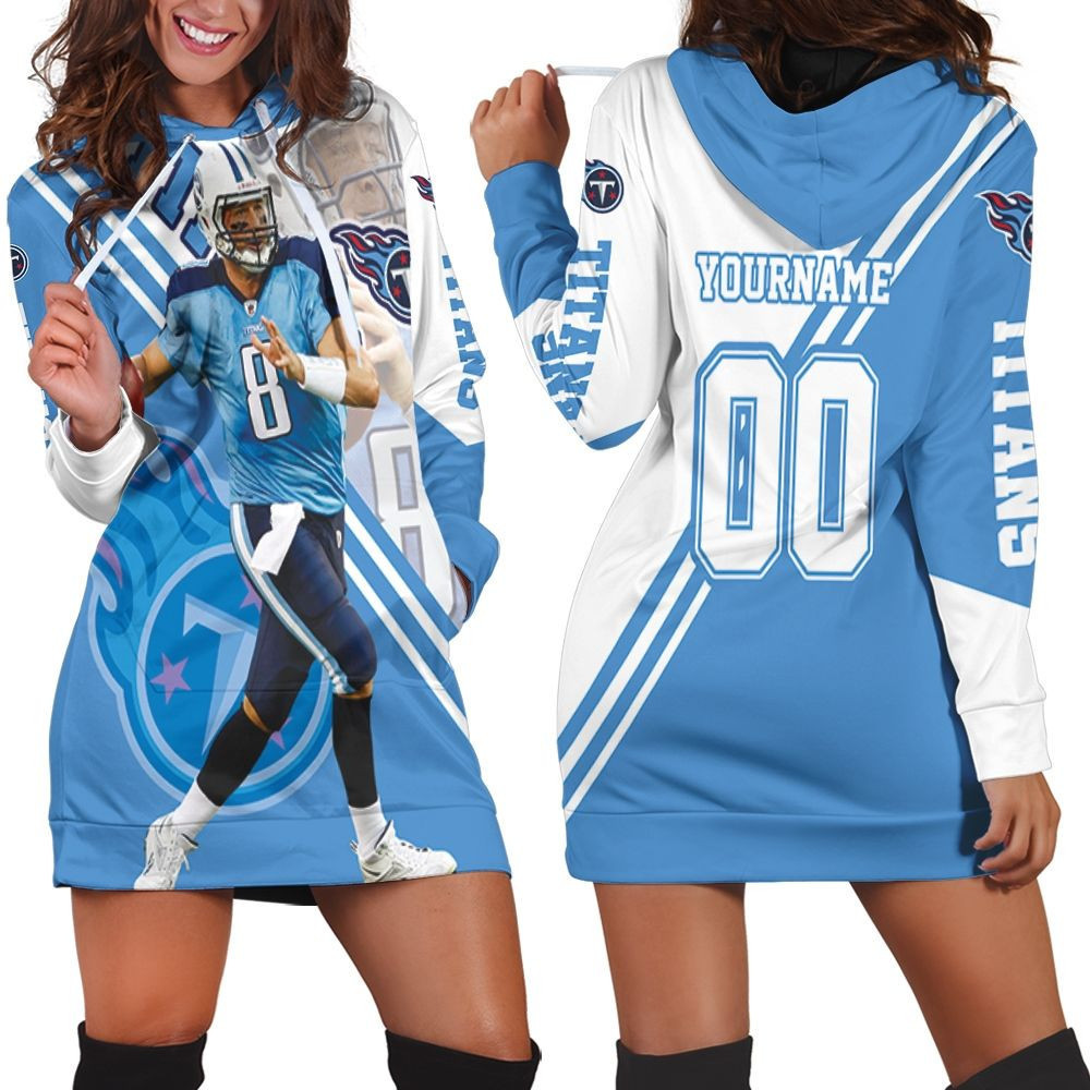 Marcus Mariota 8 Tennessee Titans Afc South Division Ship Super Bowl 2021 Hoodie Dress Sweater Dress Sweatshirt Dress