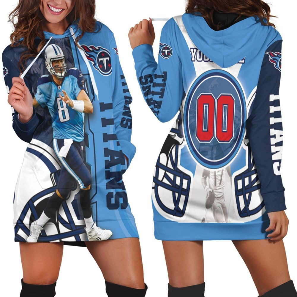 Marcus Mariota 8 Tennessee Titans Super Bowl 2021 Afc South Division Ship Hoodie Dress Sweater Dress Sweatshirt Dress