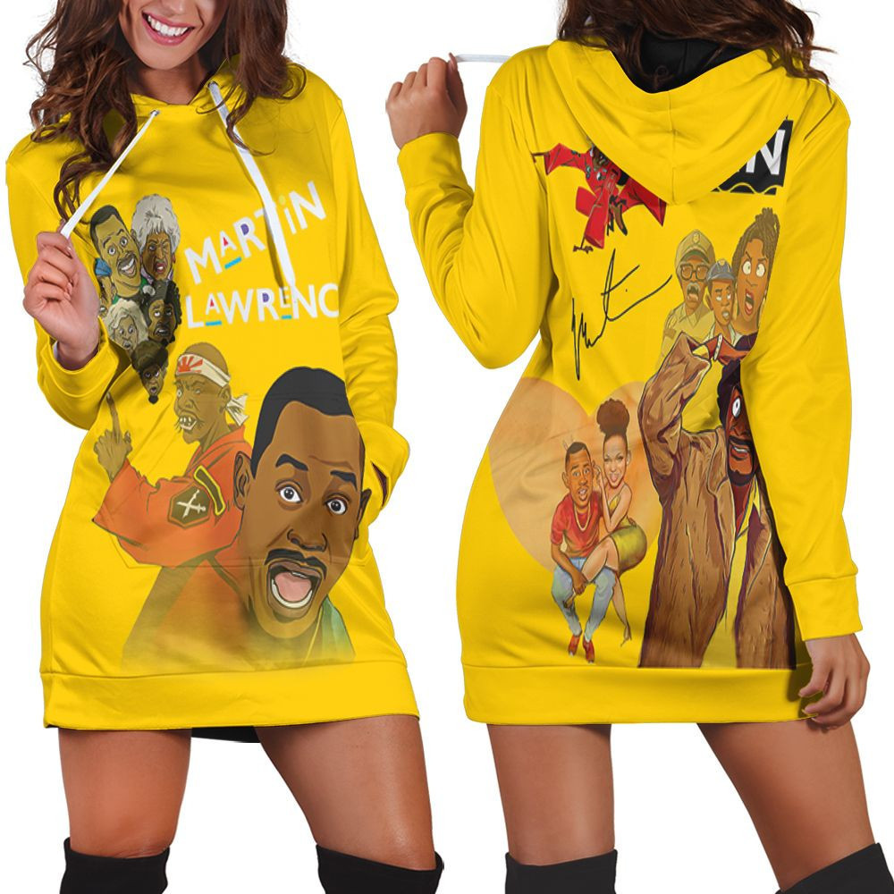 Martin Lawrence Legend Comedian Signed For Fan 3d Hoodie Dress Sweater Dress Sweatshirt Dress