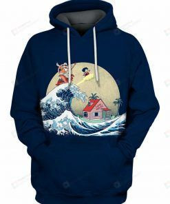 Master Roshi And Goku 3D All Over Print Hoodie