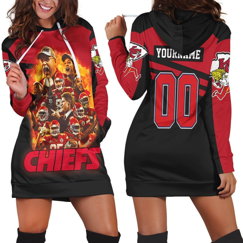 Master Yoda Kansas City Chiefs Logo Afc West Champions Division Super Bowl 2021 Hoodie Dress Sweater Dress Sweatshirt Dress