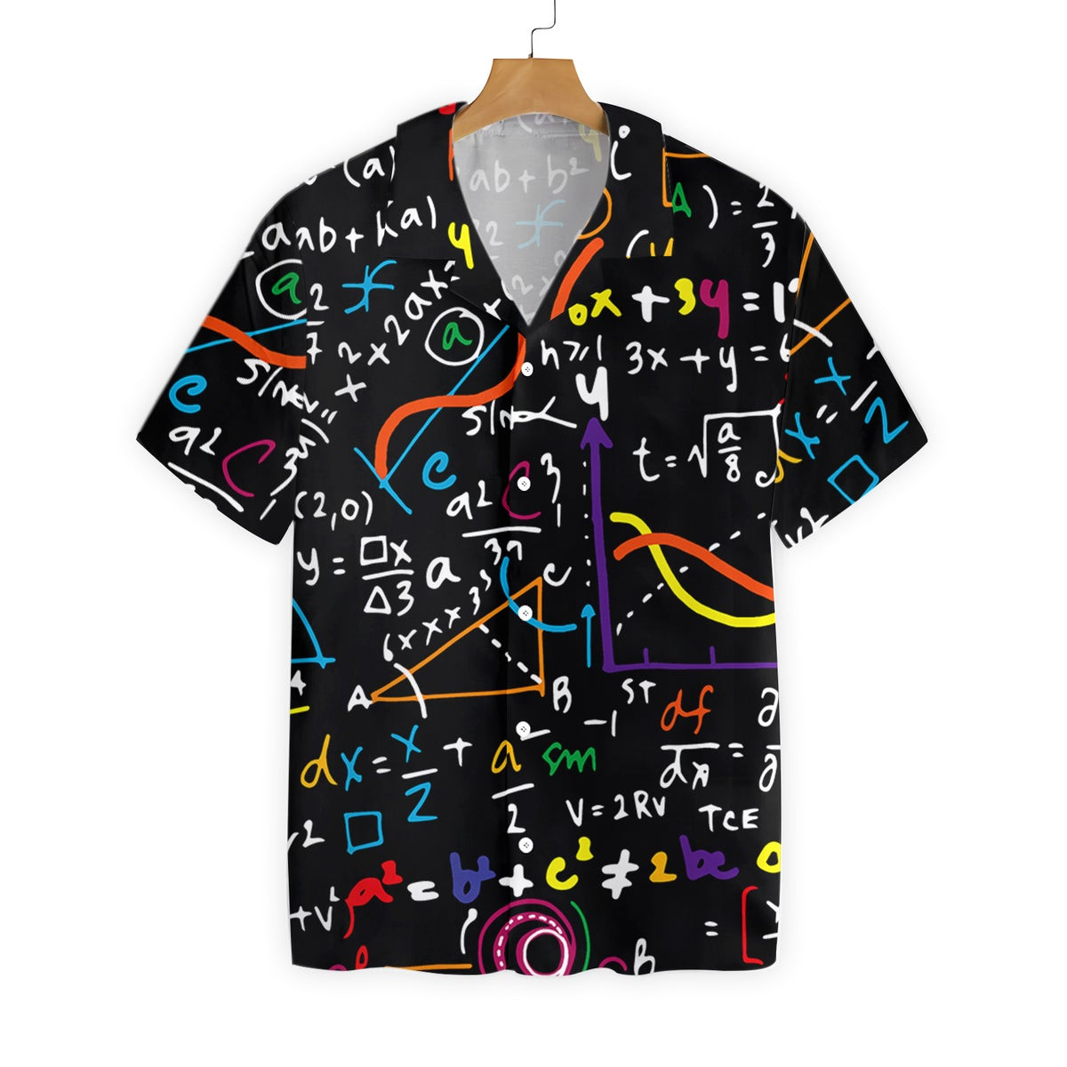 Math Teacher Seamless Pattern Hawaiian Shirt