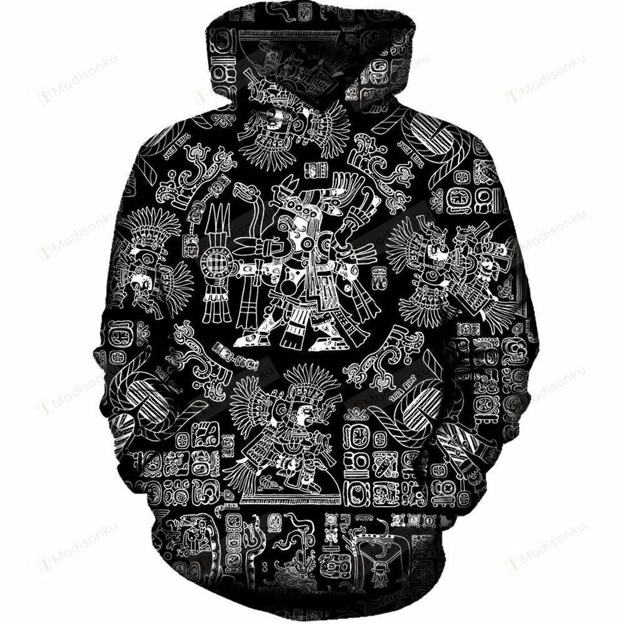 Mayan Spring 3d All Over Printed Hoodie