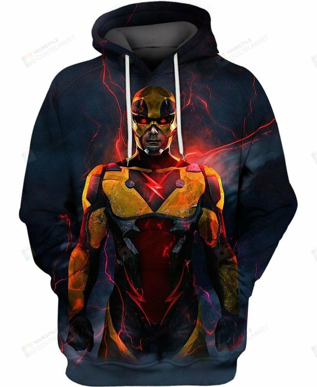 Mecha Flash 3d All Print Hoodie