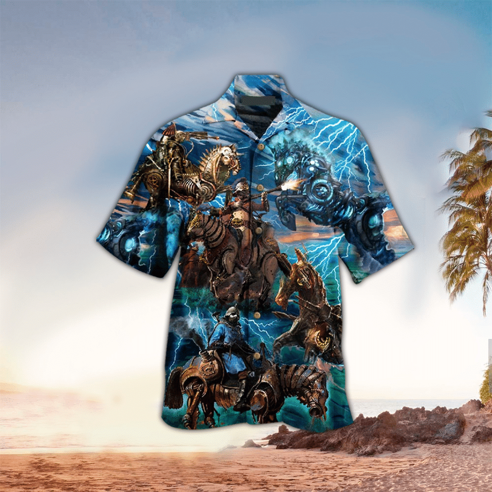 Mechanic Apparel Mechanic Hawaiian Button Up Shirt for Men and Women