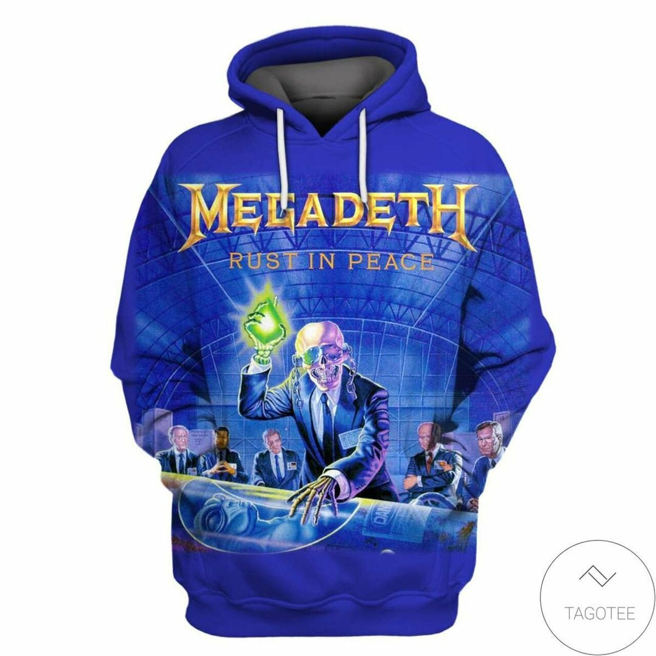 Megadeth Branded 3d All Over Print Hoodie