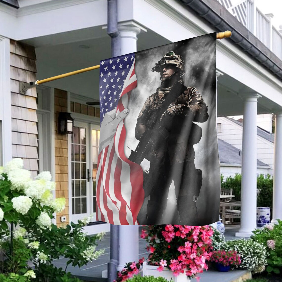 Memorial Day Flag Remember Soldiers Memorial Military Brave Flag American Flag Memorial Military Garden Flag Memorial Day Gift