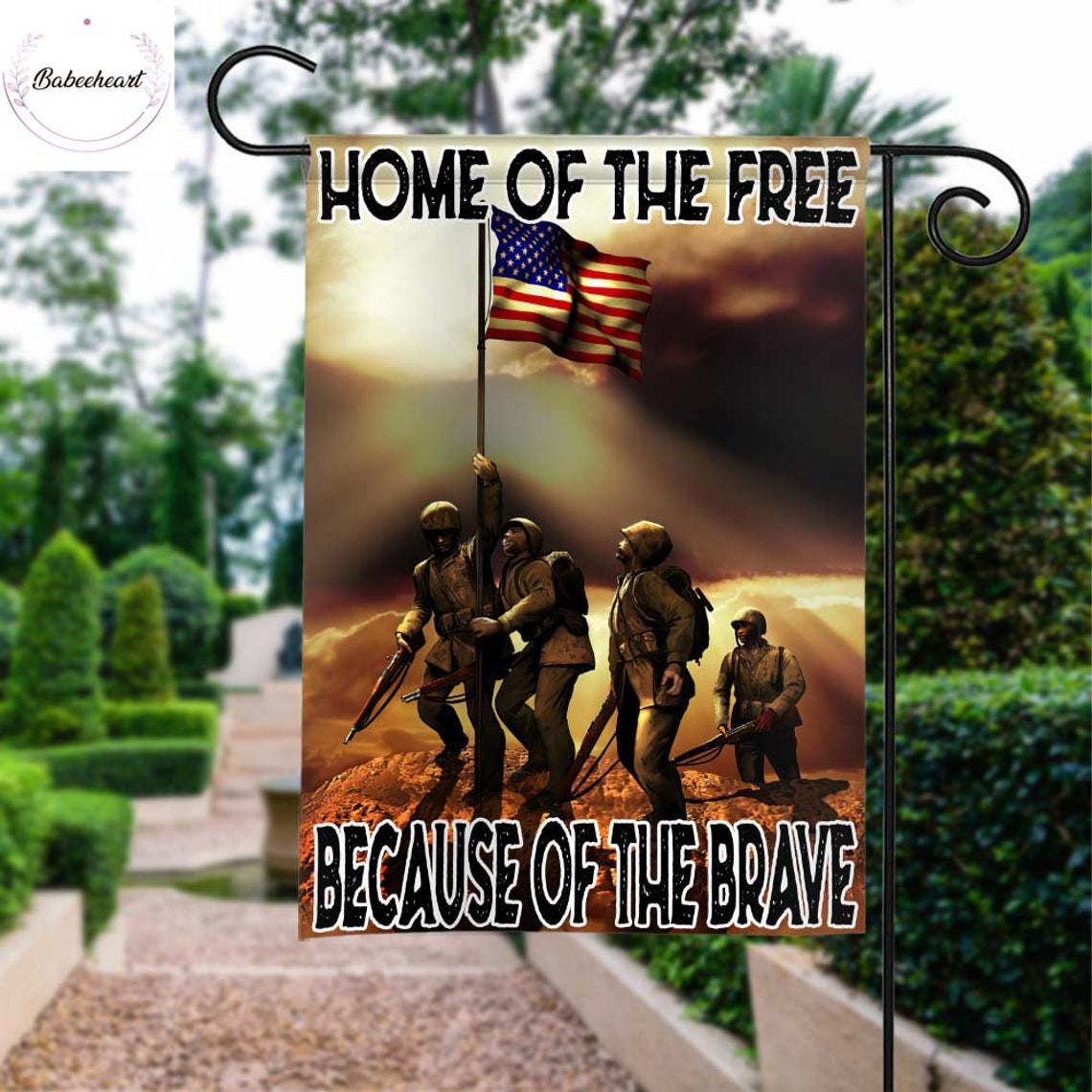 Memorial Day Flag Remember Soldiers Memorial Military Brave Flag American Flag Memorial Military Garden Flag Memorial Day Gift