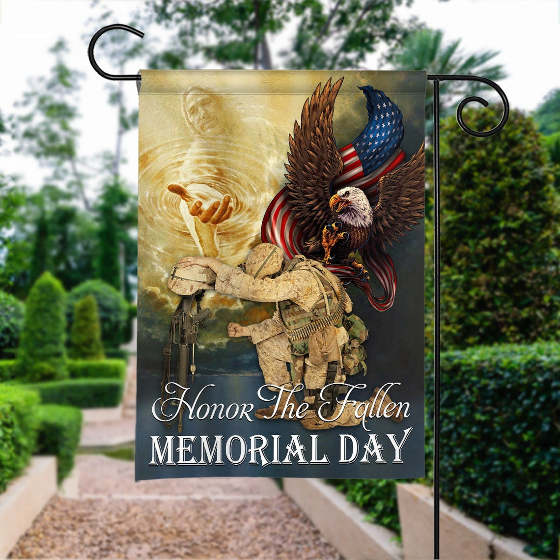 Memorial Day Flag US Army Veteran Flag United States Army Veteran Flag Memorial Day Decor Soldier Never Forget Memorial Day Gift