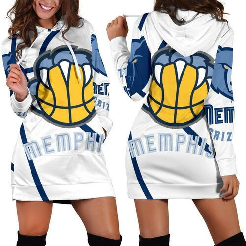 Memphis Grizzlies Hoodie Dress Sweater Dress Sweatshirt Dress 3d All Over Print For Women Hoodie