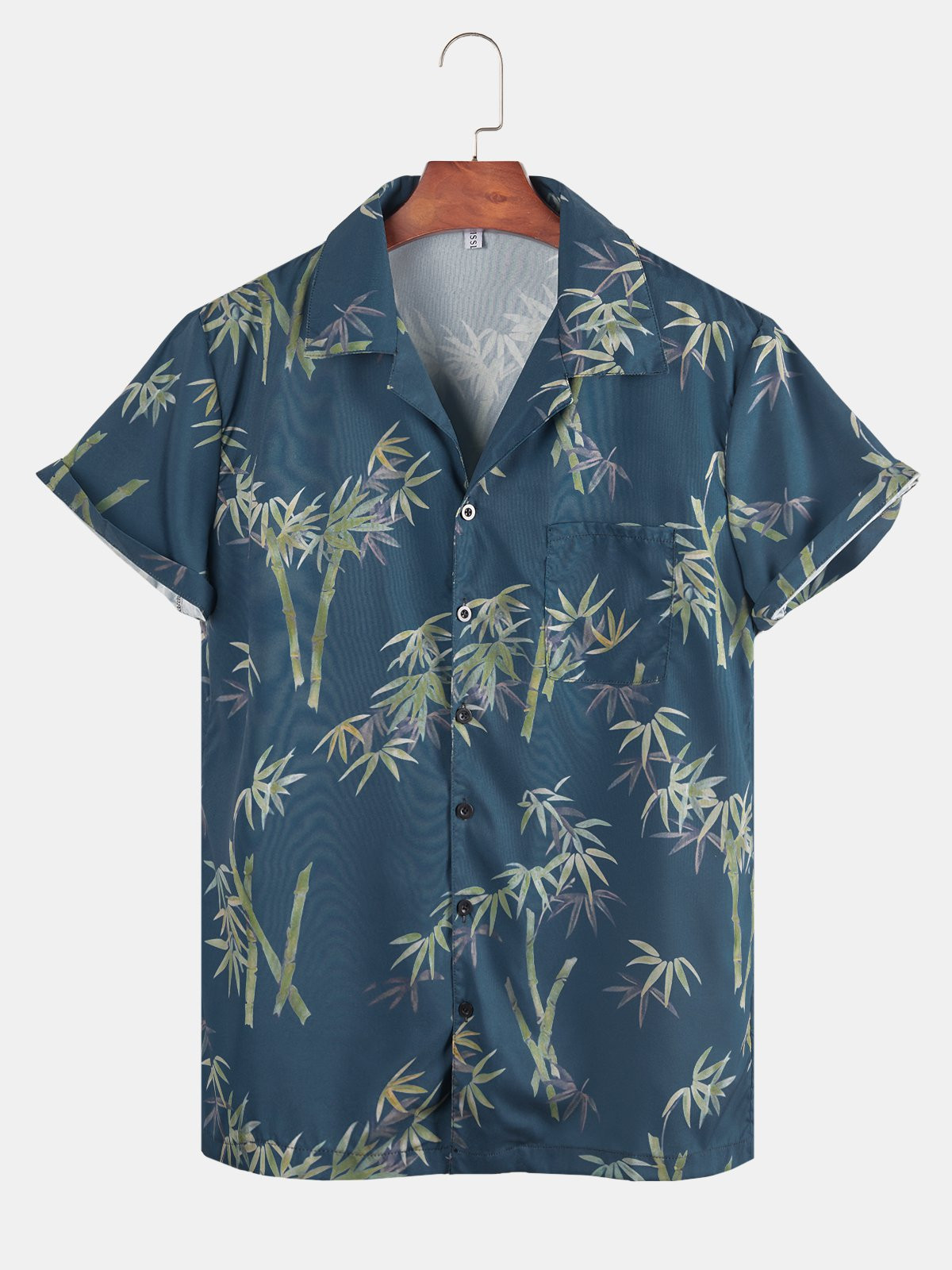 Mens Classical Short Sleeve Button Up Hawaiian Shirts