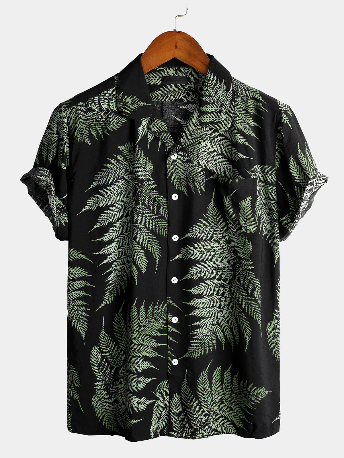 Mens Holiday Short Sleeve Cotton Shirt Hawaiian Shirt for Men Women