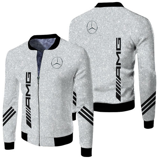 Mercedes Mashup Amg Fleece Bomber Jacket