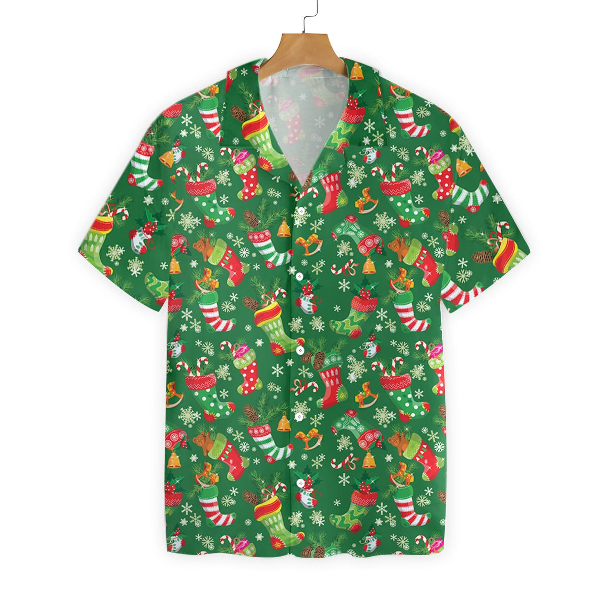 Merry Christmas Pattern Hawaiian Shirt