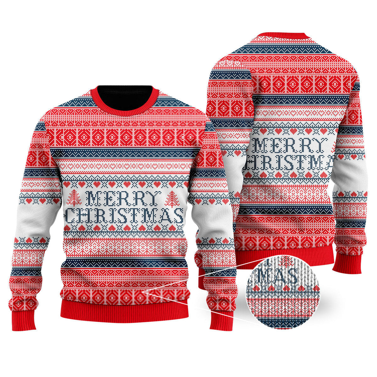 Merry Christmas Sleigh It Ugly Christmas Sweater Ugly Sweater For Men Women