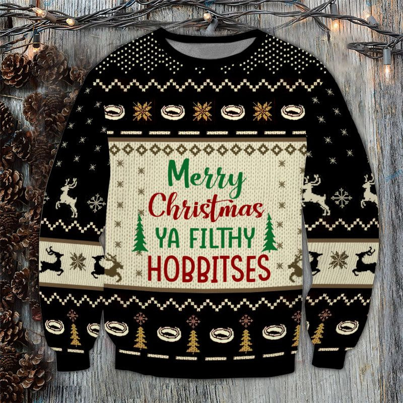 Merry Christmas Ugly Christmas Sweater Ugly Sweater For Men Women