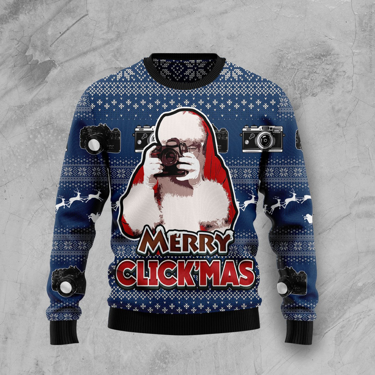 Merry Clickmas Ugly Christmas Sweater Ugly Sweater For Men Women