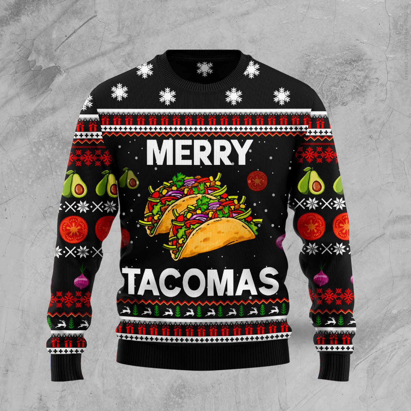 Merry Tacomas Ugly Christmas Sweater Ugly Sweater For Men Women