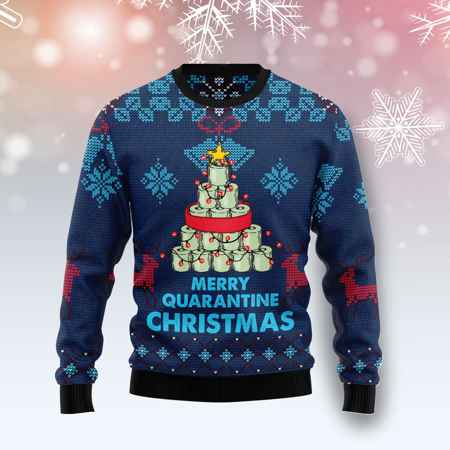 Merry quarantine christmas 2020 Ugly Christmas Sweater