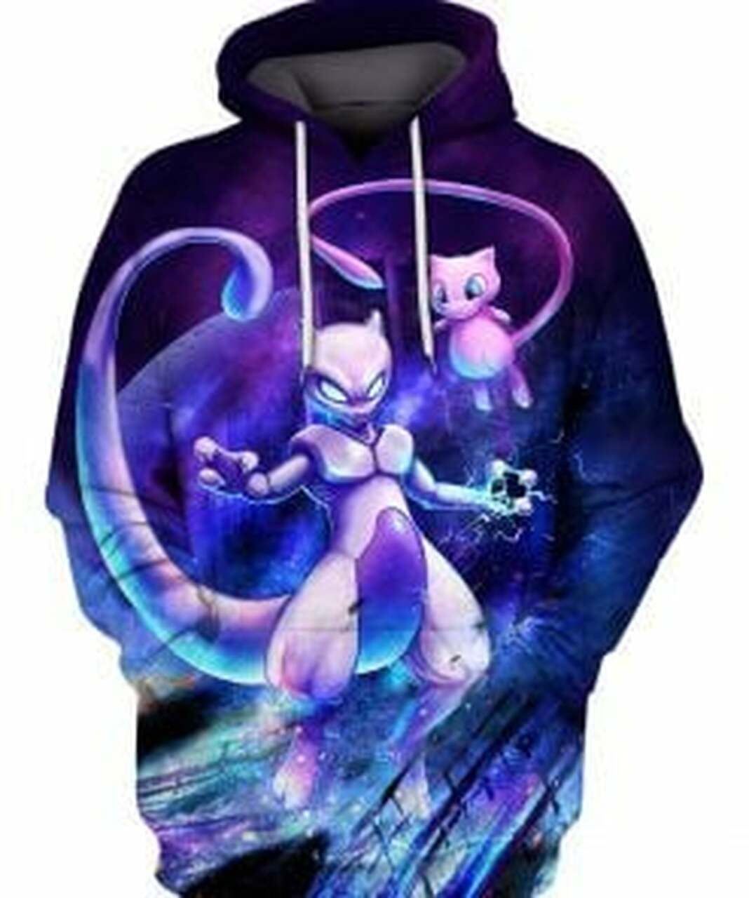 Mewtwo Psychic Attack 3d All Over Print Hoodie