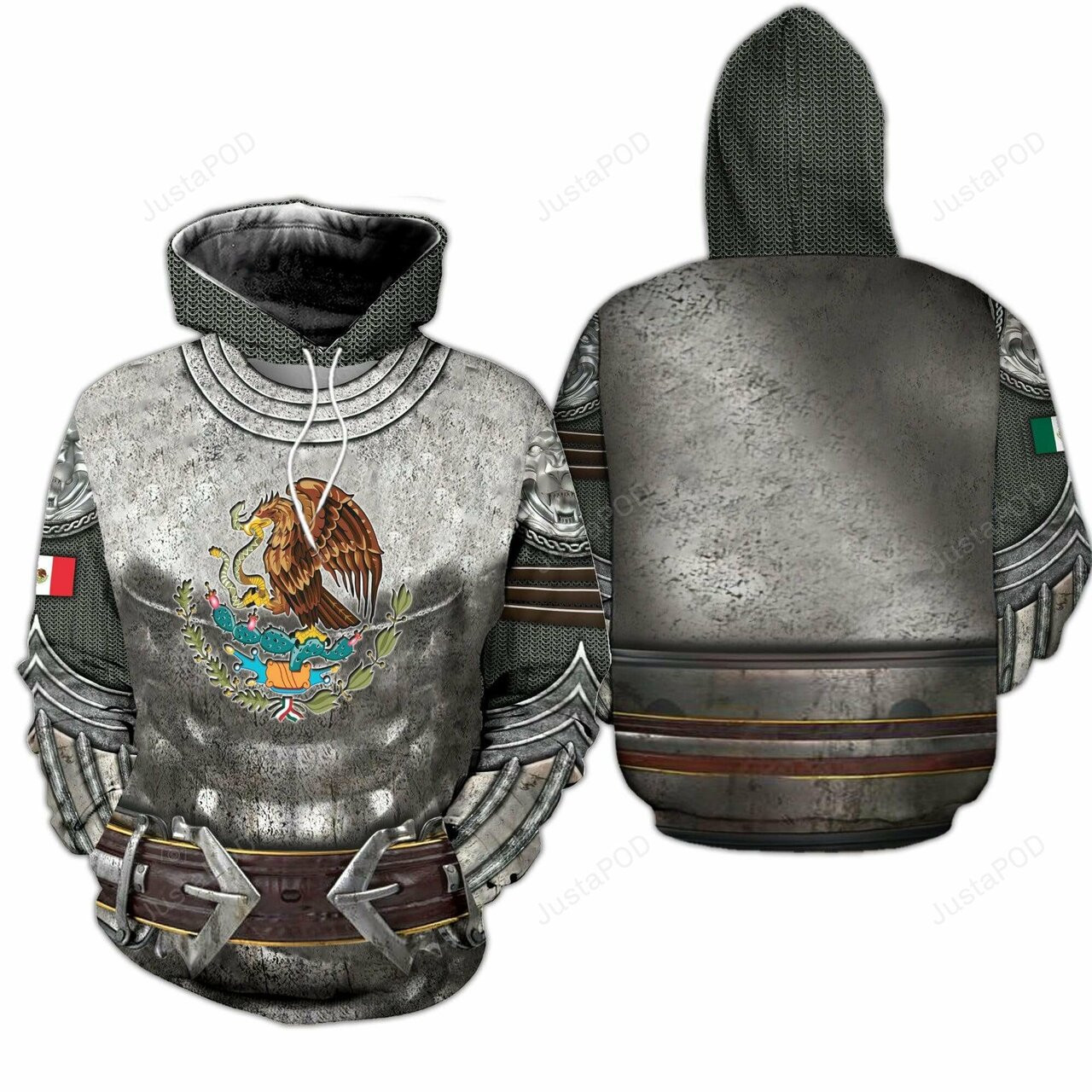 Mexican Veteran Armor 3d All Print Hoodie