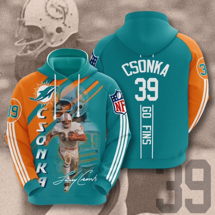Miami Dolphins No1134 Custom Hoodie 3D All Over Print