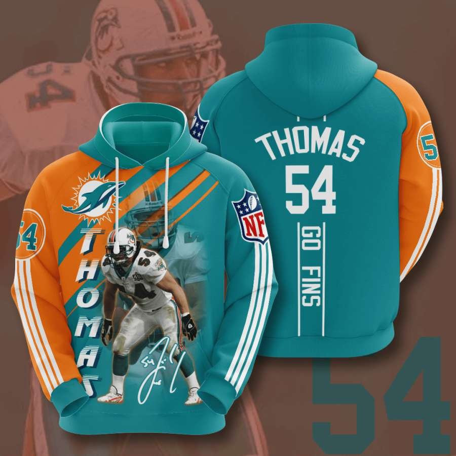 Miami Dolphins No1136 Custom Hoodie 3D