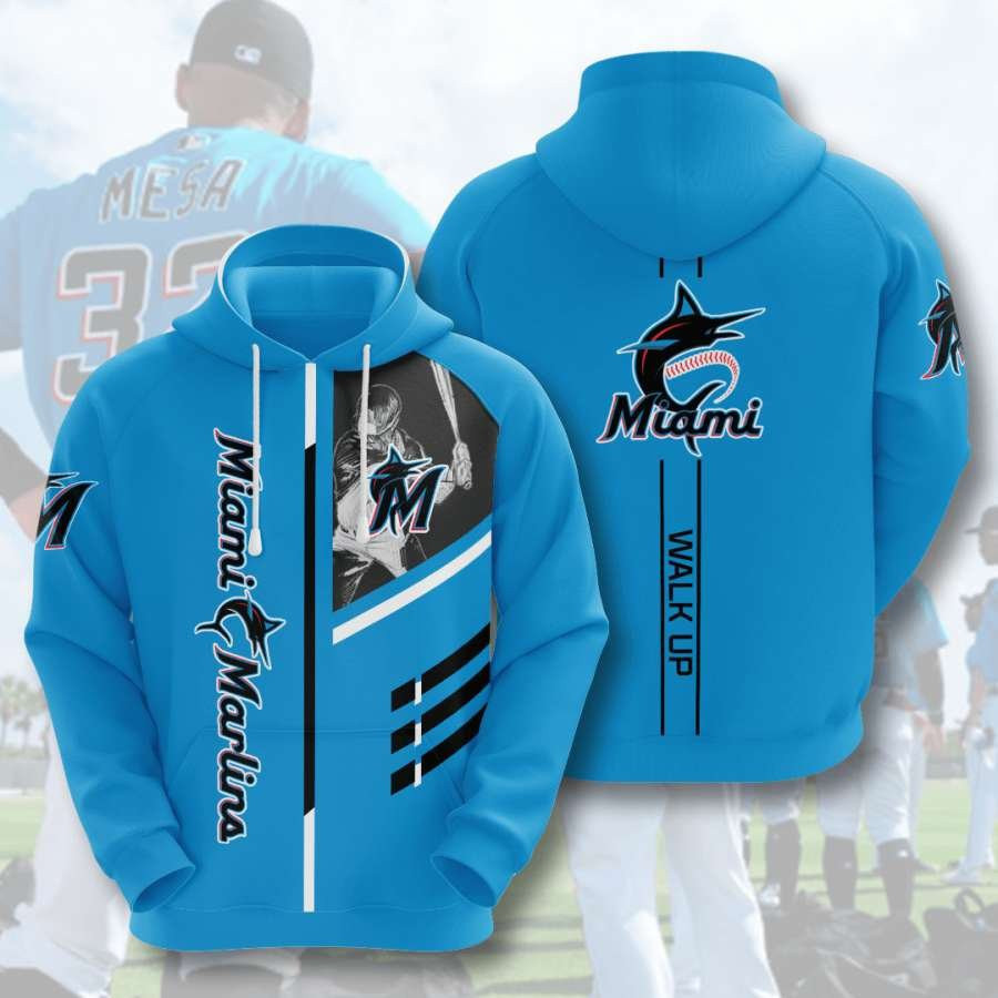 Miami Marlins No1154 Custom Hoodie 3D