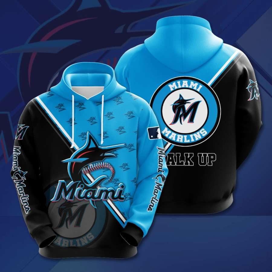 Miami Marlins No1161 Custom Hoodie 3D