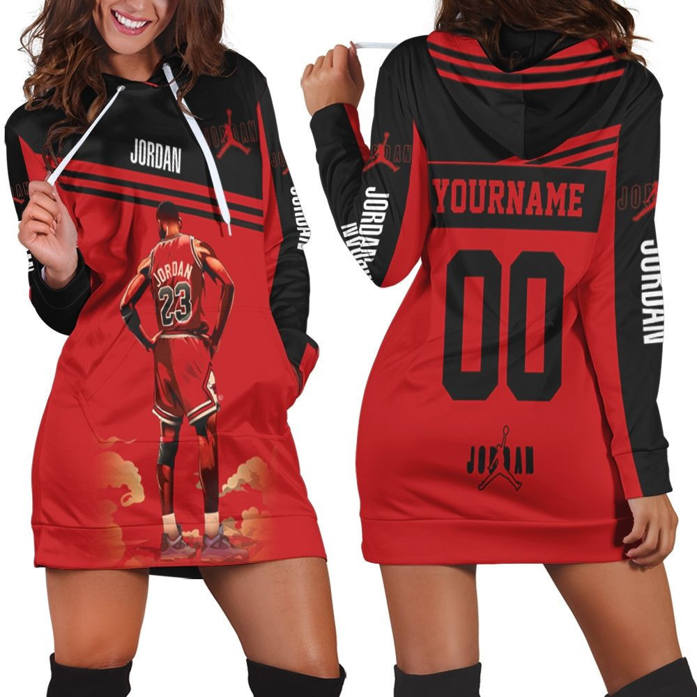 Michael Jordan 23 Chicago Bulls Standings Personalized Hoodie Dress Sweater Dress Sweatshirt Dress