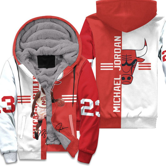 Michael Jordan 23 Signed 3D Fleece Hoodie