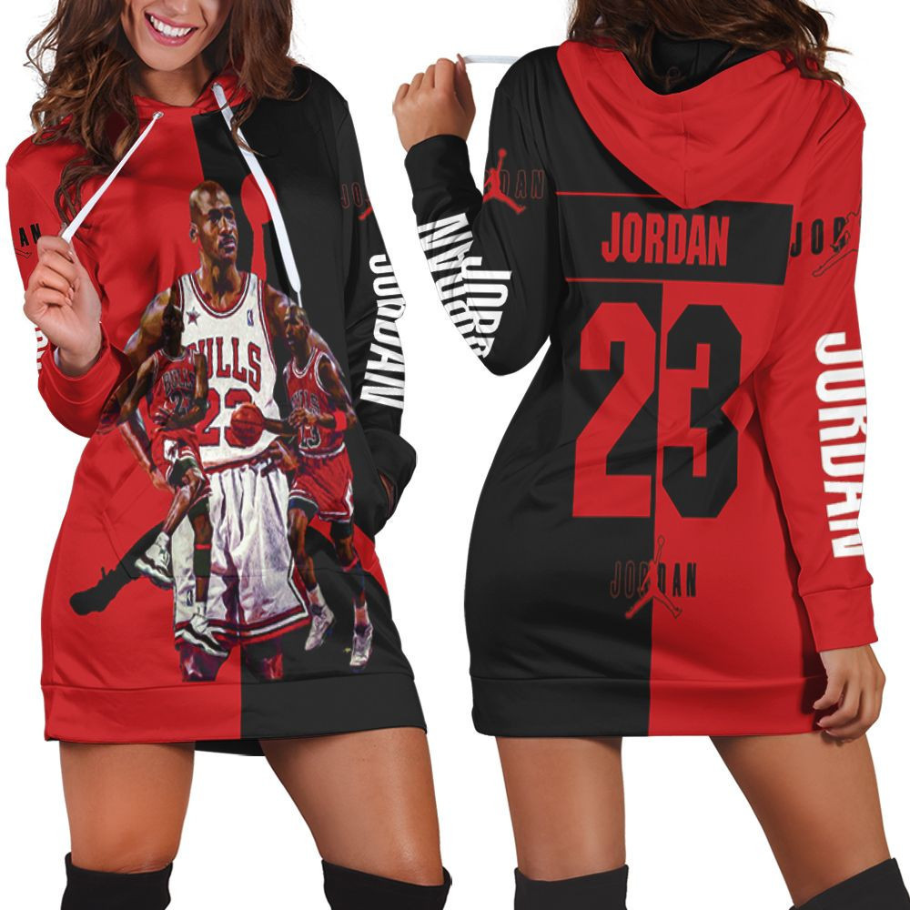 Michael Jordan Chigago Bulls 23 Legend Hoodie Dress Sweater Dress Sweatshirt Dress