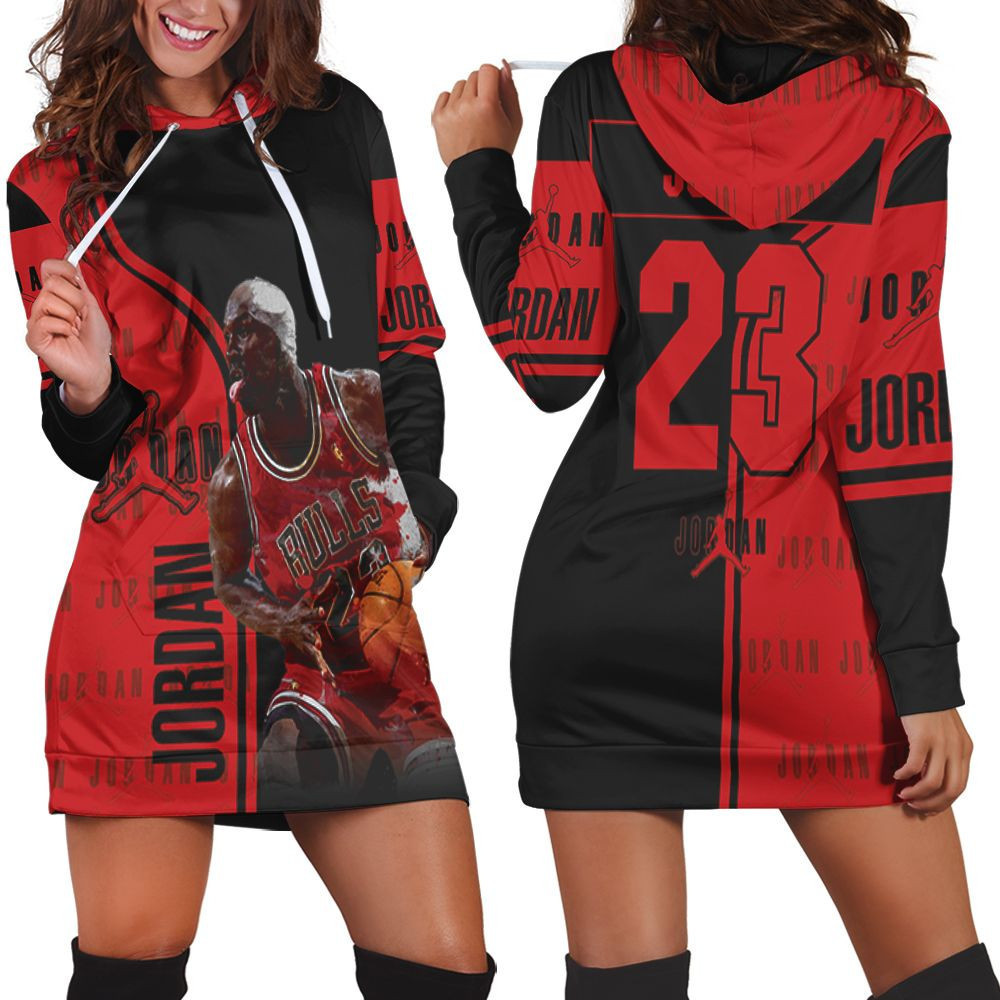 Michael Jordan Legend Of Chicago Bulls Nba Hoodie Dress Sweater Dress Sweatshirt Dress