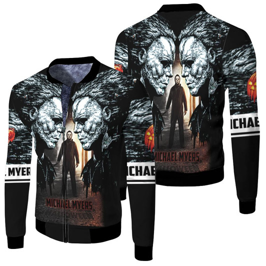 Michael Myers Horror Movie For Fan Fleece Bomber Jacket