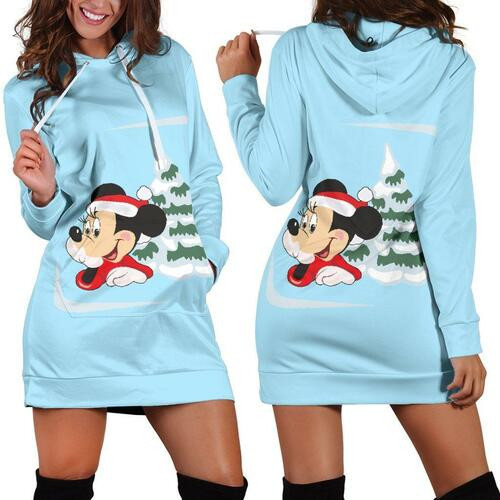 Mickey Hoodie Dress Sweater Dress Sweatshirt Dress 3d All Over Print For Women Hoodie