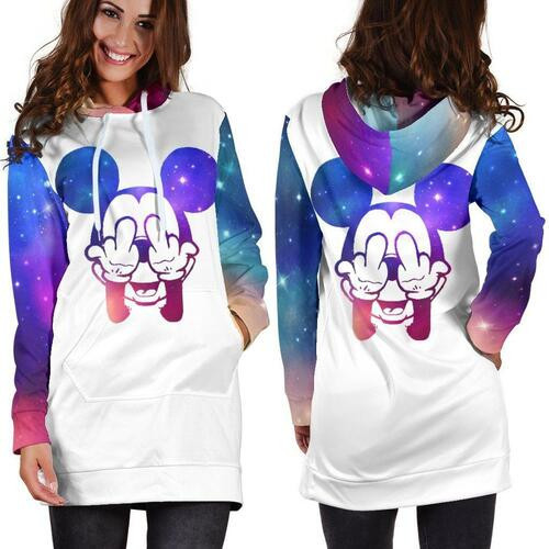 Mickey Hoodie Dress Sweater Dress Sweatshirt Dress 3d All Over Print For Women Hoodie