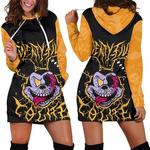 Mickey Mouse Womens Hoodie Dress Sweater Dress Sweatshirt Dress 3d All Over Print For Women Hoodie