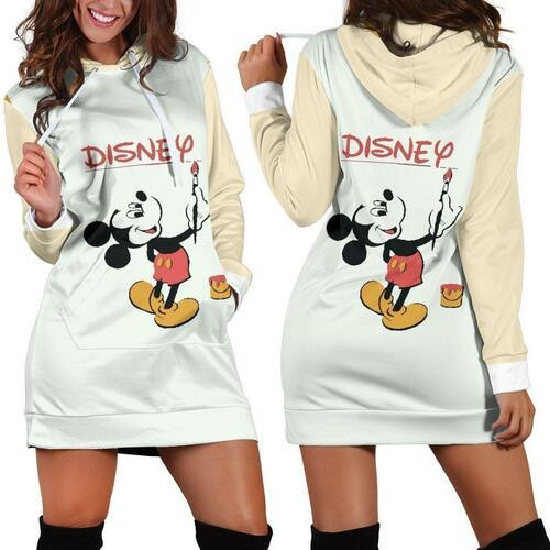 Mickey Womens Hoodie Dress Sweater Dress Sweatshirt Dresses Hoodie