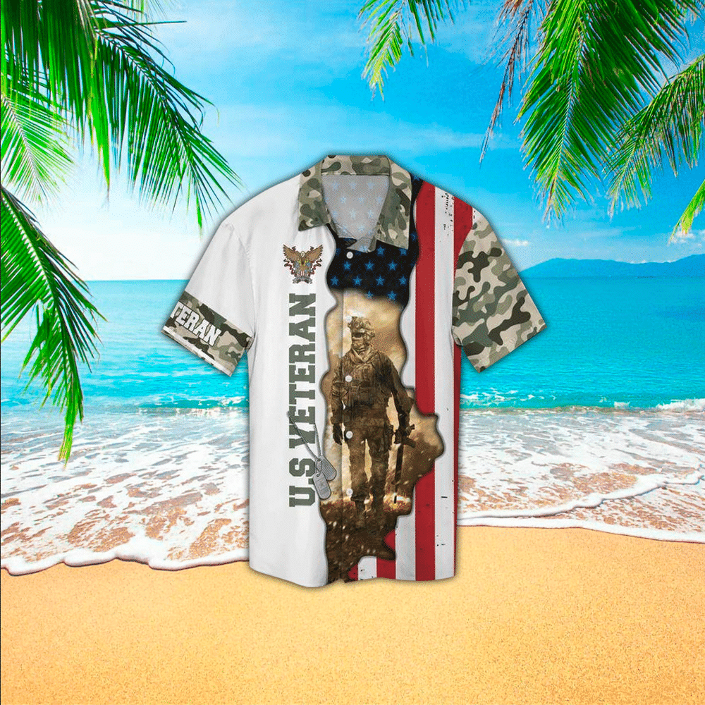 Military Hawaiian Shirt Mens Hawaiian Shirt For Military Lover Shirt for Men and Women