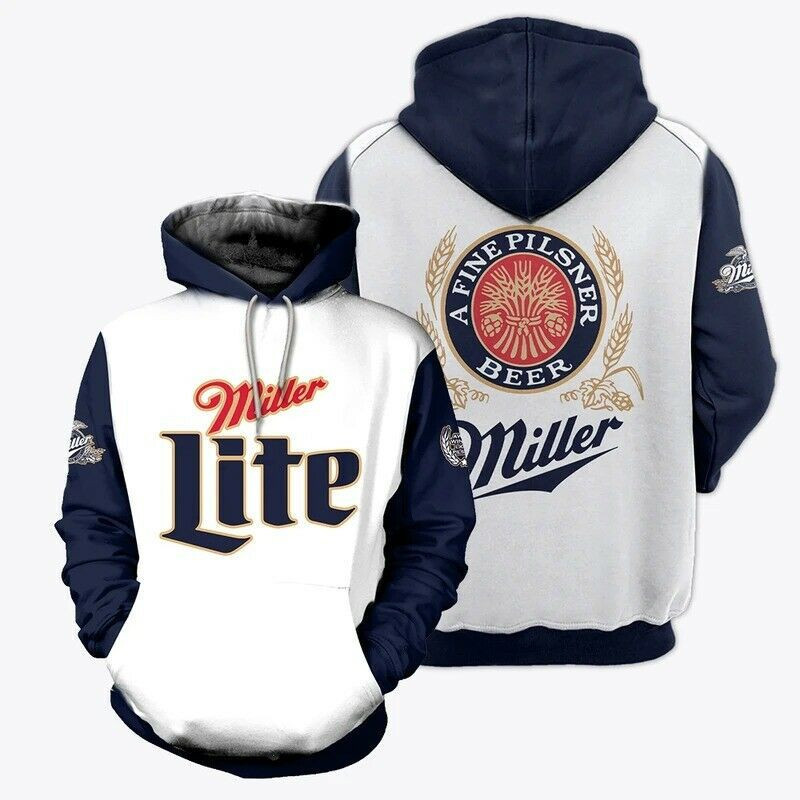 Miller Lite Beer Premium Hoodie for Men and Women
