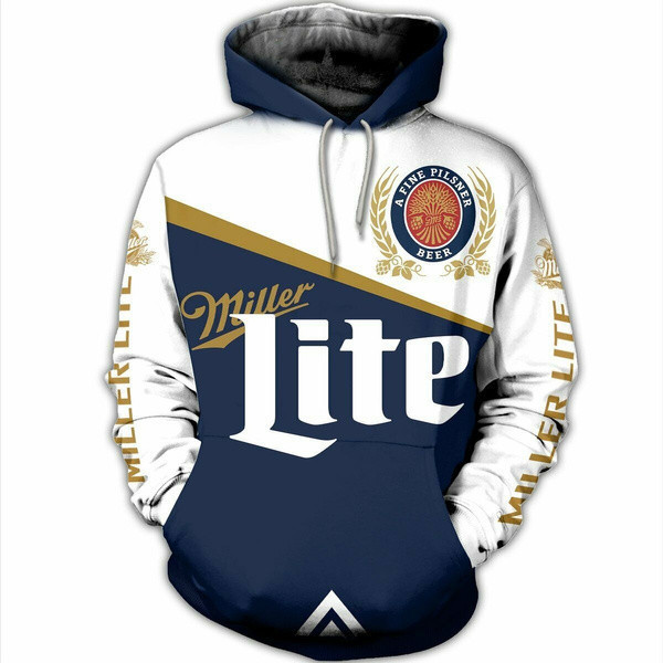 Miller Lite Pilsner Beer Premium Hoodie for Men and Women
