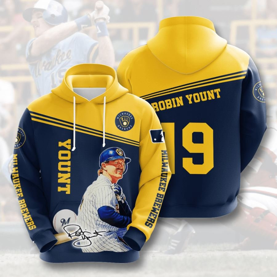 Milwaukee Brewers No1178 Custom Hoodie 3D