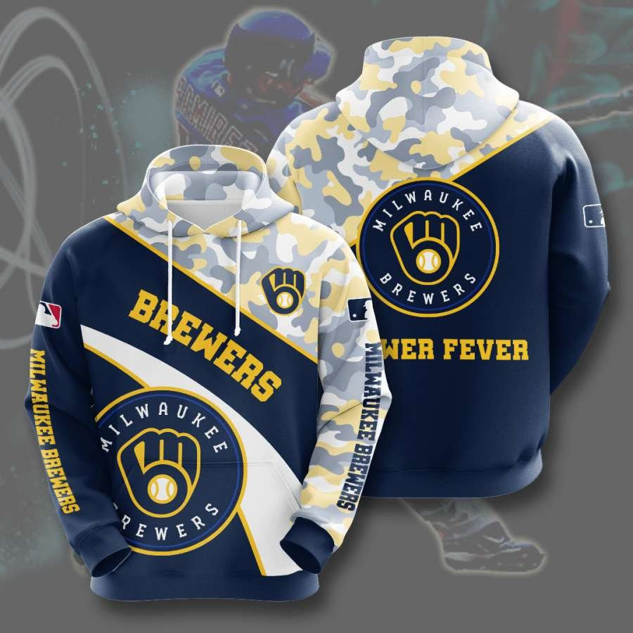 Milwaukee Brewers No1189 Custom Hoodie 3D