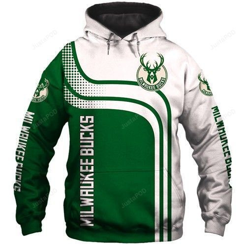 Milwaukee Bucks Pullover And Zippered Hoodies Custom 3d Milwaukee Bucks Graphic Printed 3d Hoodie All Over Print Hoodie For Men For Women