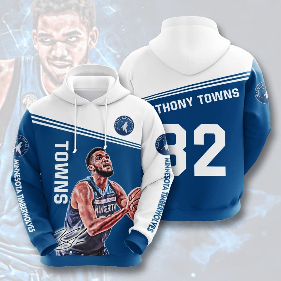 Minnesota Timberwolves No1192 Custom Hoodie 3D