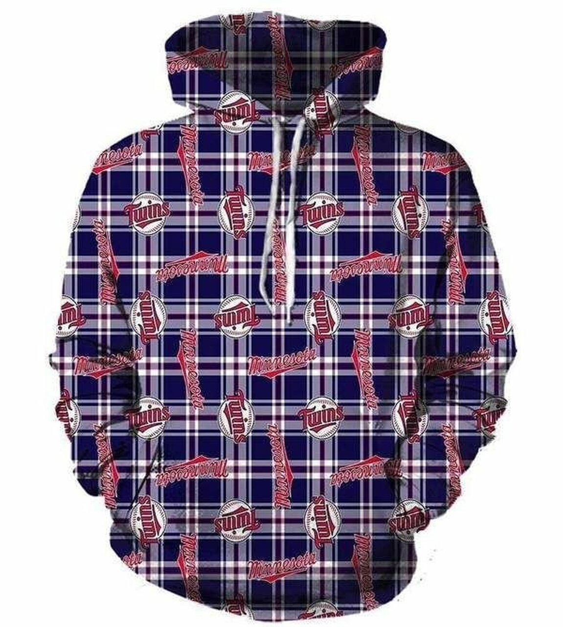 Minnesota Twins 3d All Over Print Hoodie