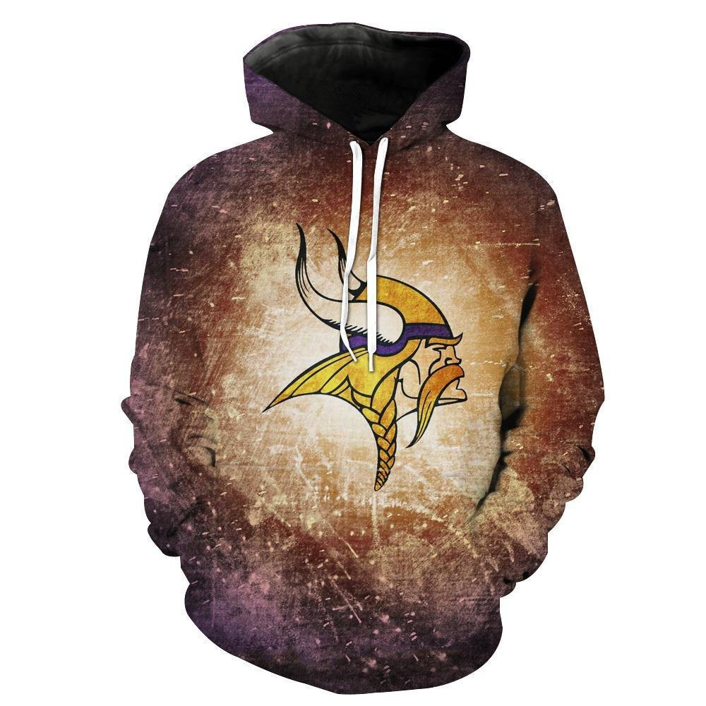 Minnesota Vikings Football Vikings Hoodie 3D