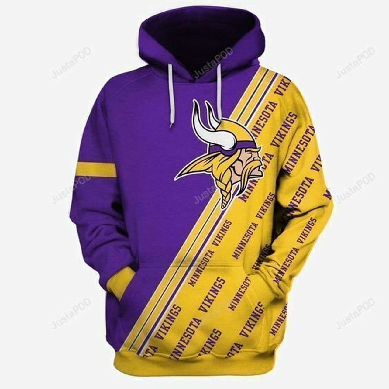 Minnesota Vikings For Unisex 3d All Over Print Hoodie