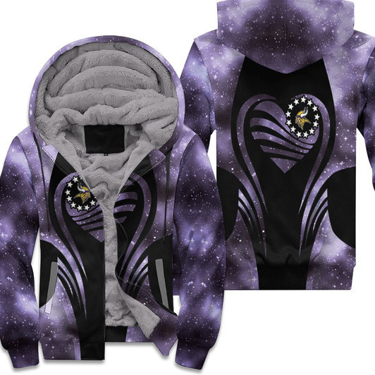 Minnesota Vikings Hollow Tanktop 3D And Yoga Legging Set Fleece Hoodie